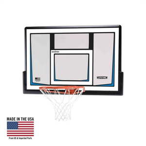 Lifetime New Basketball Indoor/Outdoor Backboard and Rim Combo Kit  50 inch Polycarbonate (90086) - Retail: $250