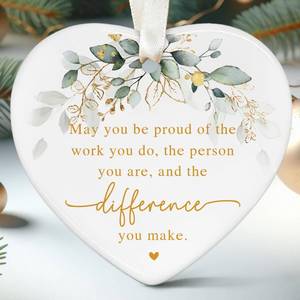 lot 7066 image: Thank You Ornament- 9 Pack