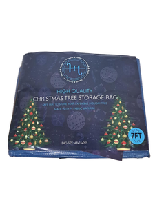 lot 31834 image: Hearth & Harbor 7ft Christmas Tree Storage Bag 2 Pack