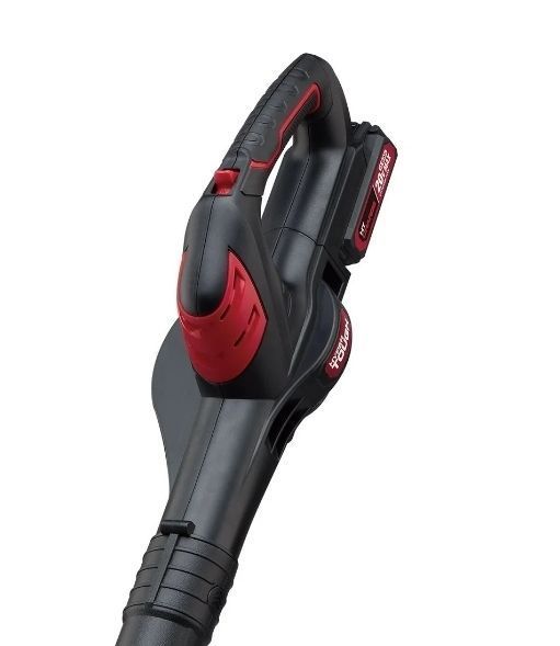 lot 23103 image: Hyper Tough 20V Max Battery Powered Cordless 130 mph Leaf Sweeper (Missing Parts)