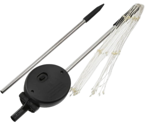 lot 656 image: Set of 2 Led Solar Firework Lights Waterproof Outdoor Path Lawn Garden