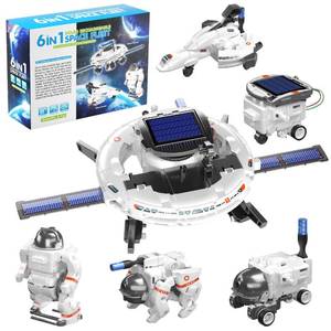 lot 662 image: 6-in-1 Solar Space Fleet STEM Building Kit