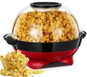 lot 675 image: HOUSNAT Electric Popcorn Popper, 6-Quart28-Cup, Fast Hot Oil Pop corn Maker Machine, Thicken Transparent Cover WORKS&nbsp