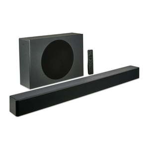 lot 2125 image: onn Bluetooth 2.1 Channel Soundbar System with Dolby Atmos  36   Black - Retail $100