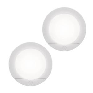 lot 2151 image: Energizer 2pk LED Battery Operated LED Puck Lights Indoor Touch Activated 20lm White Tap Light for Closet, UL Listed
