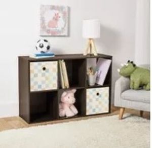 lot 2165 image: Mainstays MS5336278612021 11 6-Cube Storage Organizer, Espresso