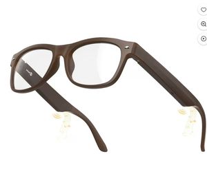 lot 2177 image: weariQ Smart Audio Sunglasses 100% Blue Light Blocking Lenses - 10H Battery, Open-Ear Audio & Voice Assistant Lightweight for Computer Work & Outdoor Activities Hiking - Retail $24