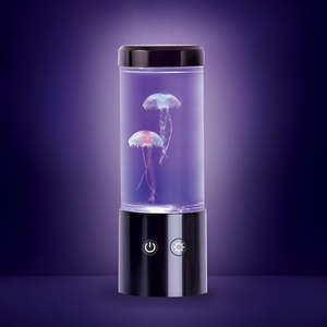 lot 2184 image: Merkury Innovations Jellyfish Night Light Lamp Motion &amp Multicolor Leds - Easy Mode Switching  USB Powered&nbsp