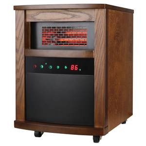 lot 2189 image: Comfort Glow QEH1408 1 500-Watt-Max Infrared Cabinet Heater with Thermostat and Remote  QEH1408 - Retail $138