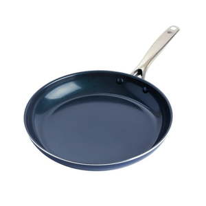 lot 2193 image: Blue Diamond Toxin Free Ceramic Nonstick Metal Utensil Open FrypanSkillet  12&nbsp