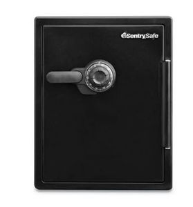lot 2196 image: Sentry Safe Water-Resistant Fire-Safe with Combination Access, Black - Retail $445