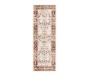 lot 2202 image: Home Decor Collection 19.7 X 58  Washable Brown Persian Faux Fur Indoor Runner Rug