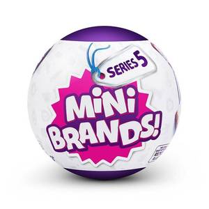 lot 2205 image: Pack of 6, Mini Brands Series 5 Capsule - Retail $72