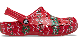 lot 2219 image: Baya Holiday Graphic Clog Men 9 ,Women 11