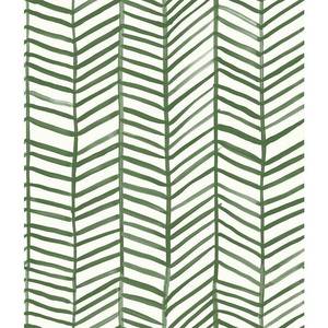 lot 2230 image: Cat Coquillette Herringbone Peel and Stick Wallpaper