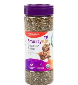 lot 2250 image: SmartyKat Catnip For Cats  Natural  Pure &amp Potent  Resealable Shaker Canister  2 oz&nbsp