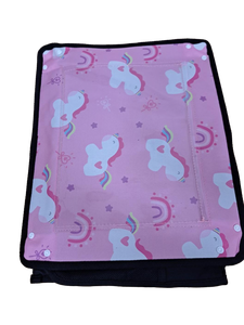 lot 7101 image: Kids Travel Tray Table Cover Pink 2 Pack
