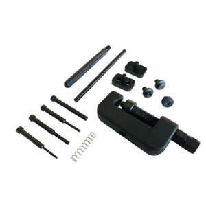lot 7103 image: Professional EZ Travel Collection Chainsaw Chain  Bike Chains  Etc. Breaker and Link Setting Tool Kit (13 Piece Set)