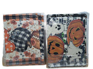 lot 7116 image: GPGHE Halloween and Fall Football Holiday Burlap Table Decoration Indoor Outdoor Home Decor Party Supply 13 x 108 Inch Bundle