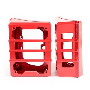 lot 31841 image: Rugged Ridge 11226.06 Elite Guard Kit  Tail Light  Red 07-18 Jeep Wrangler JK Fits select 2008 2015-2018 JEEP WRANGLER UNLIMITED - Retail $152