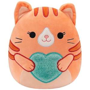 lot 31874 image: Squishmallows Tabby Cat Holding Heart 11 Inch - 1.0 ea