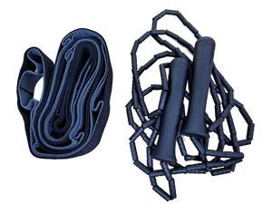 lot 31880 image: All In Motion Segmented Jump Rope and Stretch Strap Bundle