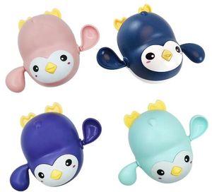 lot 31887 image: Rirool Penguin Wind-up Baby Bath Toys, Floating Water Playset