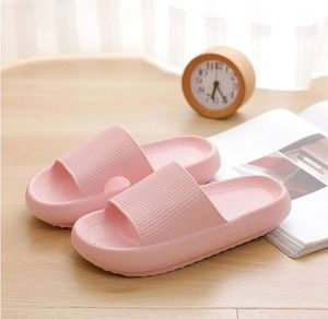 lot 31888 image: Cloud Slippers for Women and Men, Pillow HouseSlippers Shower Shoes Indoor Slides Bathroom Sandals, Ultimate Comfort, Light, Thick Sole, Anti-Slip, Easy to Clean Size EU 38-39 US Women 6.5-7  US Men 5.5-6, 2 Pack