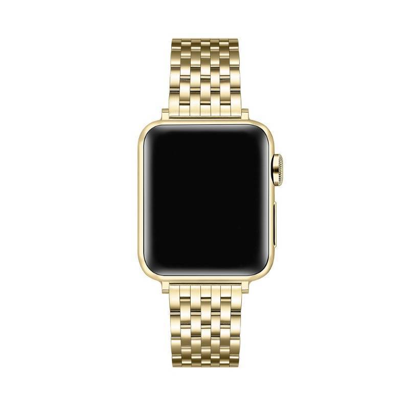 lot 23764 image: Posh Tech Remy Stainless Steel Band for Apple Watch - Gold Wearable Tech Accessory