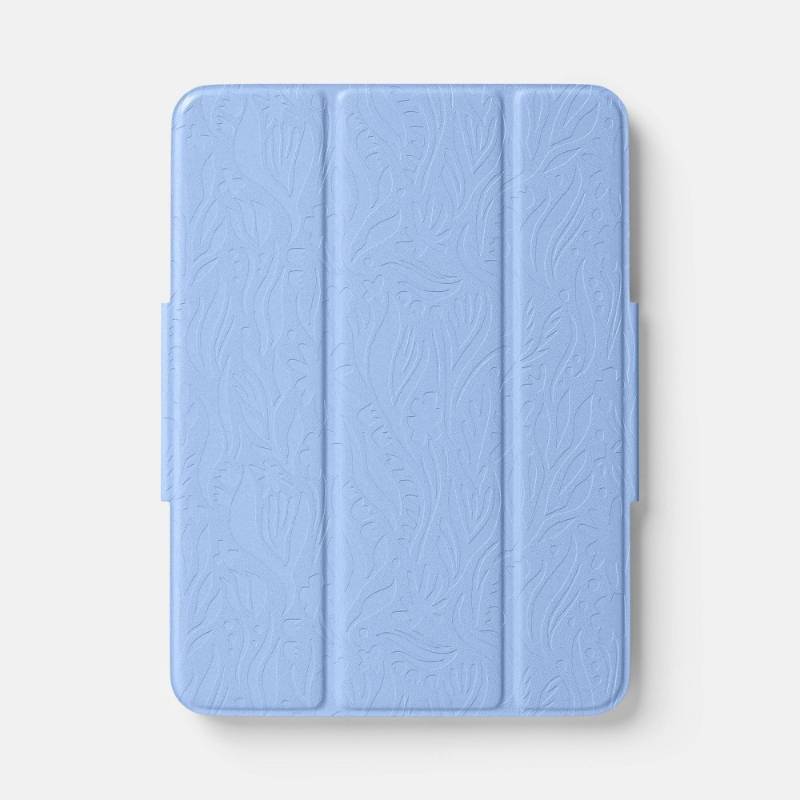 lot 23784 image: 2 Count iPad Pro 11 (M4) Case - heyday Peri-Blue Debossed