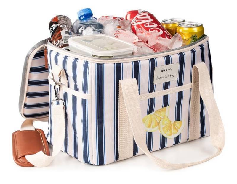 lot 23805 image: Premium Insulated Food Bag  Leakproof Hot & Cold Thermal Tote (15L)  Keeps Meals Warm or Fresh for Hours  Lunch, Grocery & Delivery Use