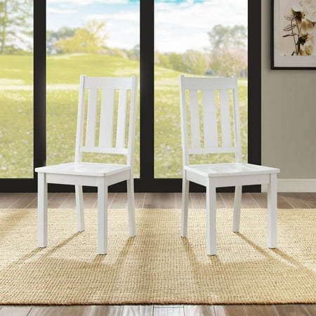 lot 4839 image: Better Homes and Gardens Bankston Dining Chair, Set of 1, White