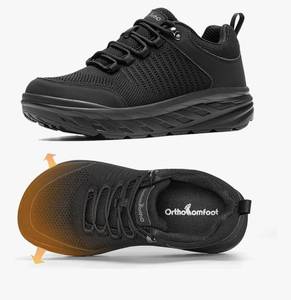 lot 695 image: OrthoComfoot Mens Orthopedic Comfortable Diabetic Wide Shoes  SIZE 13 MENS (SIZE 47 EU) - Retail $75