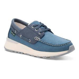 lot 710 image: Eastland Leap Trainer Mens Leather Boat Shoes, Womens, Size 6, Blue