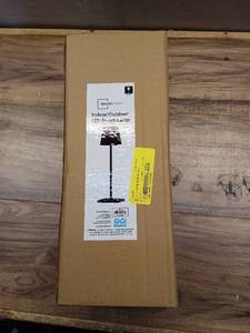 lot 2255 image: Mainstays 13inch IndoorOutdoor LED Rechargeable Stick Lamp  Black