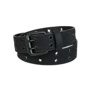 lot 2261 image: Genuine Dickies Mens Casual Black Double Prong Grommet Belt-34 inch