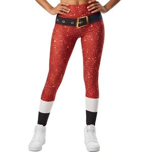 lot 7135 image: ComfyCamper Christmas Leggings for Women Size, M 5 Pack