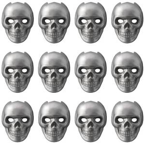 lot 31945 image: Imitated Human Skull Gas Log for Indoor or Outdoor Fireplaces, Made of Metal, Durable for More Than 10 Years��Fire Pits Halloween Decor Skull Charcoal (Fireproof)(Refractory) (24)