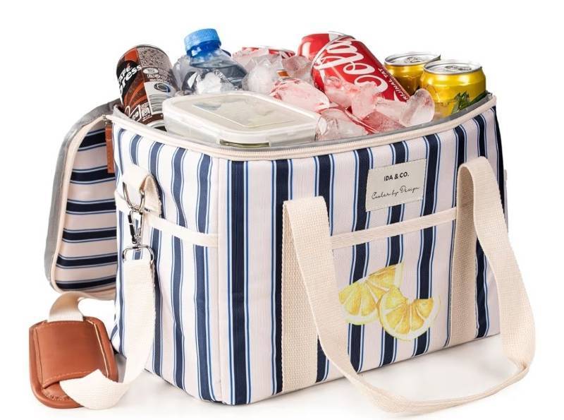 lot 23628 image: Premium Insulated Food Bag Leakproof Hot & Cold Thermal Tote (15L)