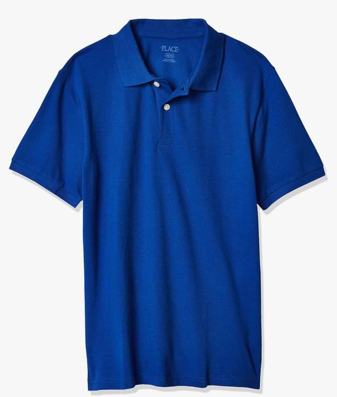 lot 31230 image: The Childrens Place Boys Uniform Performance Polo Size 12-18 Months