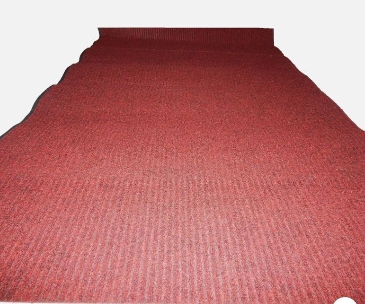 lot 21697 image: 4 x 6 Russet Red Door Mat Heavy Duty Entrance IndoorOutdoor Front Vinyl .