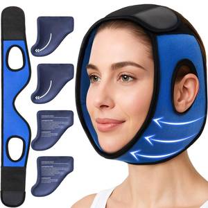 Wisdom Teeth Ice Pack Head Wrap with Innovative Gel Ice Packs 4 Gel Packs