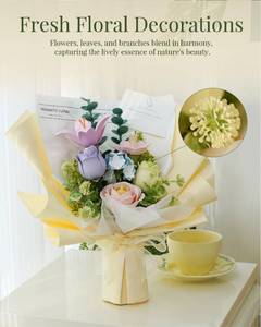 3D Puzzles for Adults, Bouquet Flower Building Set