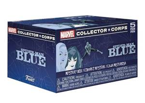 lot 739 image: Funko Marvel Collector Corps Subscription Box Spider-Man Blue SIZE XS UNOPENED