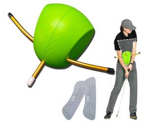 lot 742 image: Golf Swing Trainer Aid,The Connector Golf Training Aid,Efficiency of Putting,Chipping,Golf Training Ball,Training Aid Enhance Hand Positioning for All Skill Levels-Portable - Retail $50
