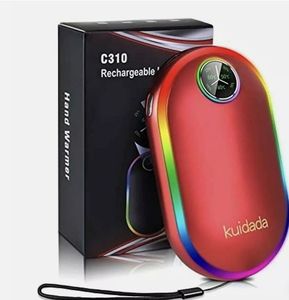 lot 2314 image: Hand Warmer Rechargeable,Electric Handwarmers USB Reusable Power Bank 10000mAh,P