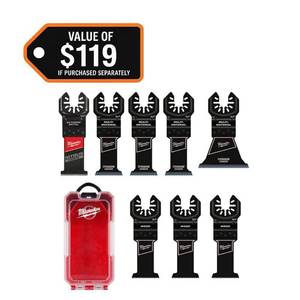 lot 2321 image: Milwaukee Oscillating Multi-Tool Blade Set (8-Piece)