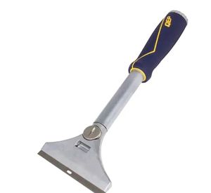 lot 2331 image: 4 in. W Stainless Steel Blade Floor and Wall Razor Scraper