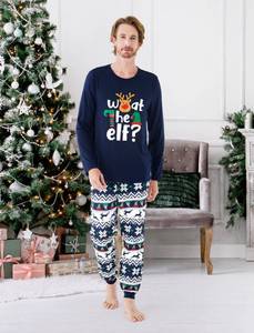 lot 7147 image: Christmas Pajamas What the Elf Mens XL