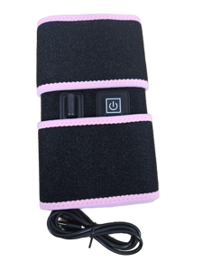 lot 9159 image: Heated Knee Brace Wrap, Portable USB Power Supply Knee Heating Pad WORKS